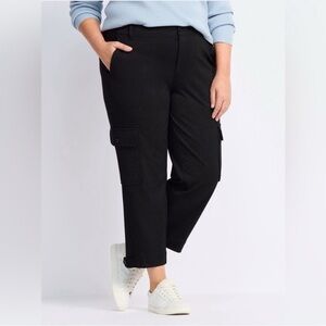 LIVERPOOL Utility Crop w/Tab
Hem & Cargo Pockets size 16